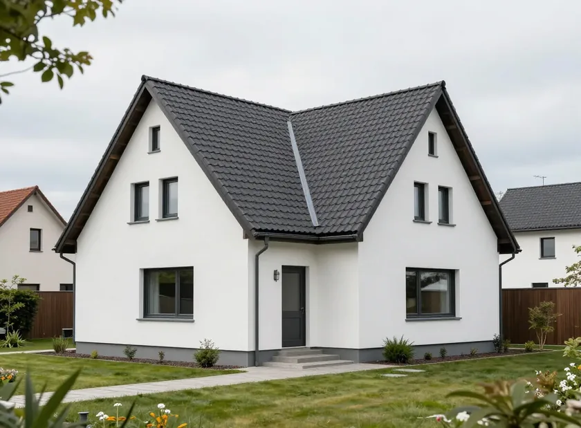 Einfamilienhaus mit modernem Steildach